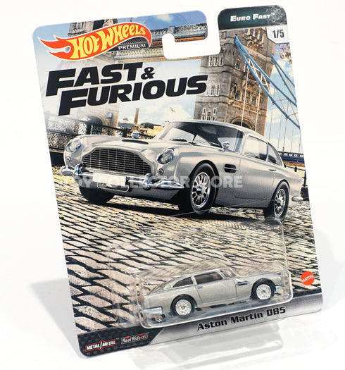 Hot Wheels Euro Fast Aston Martin DB5 Fast and Furious Diecast Car